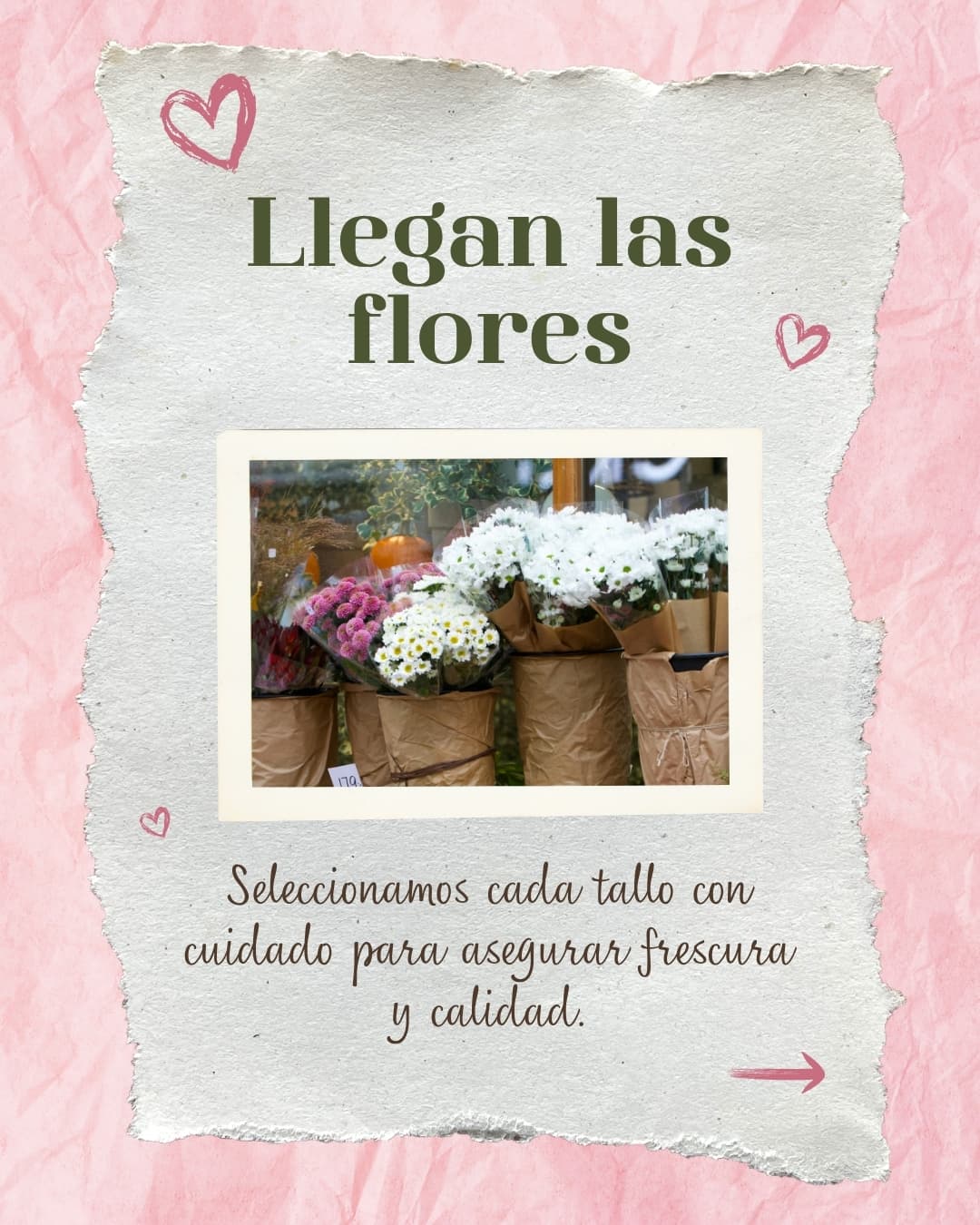 Lámina 2 del carrusel de una florería artesanal